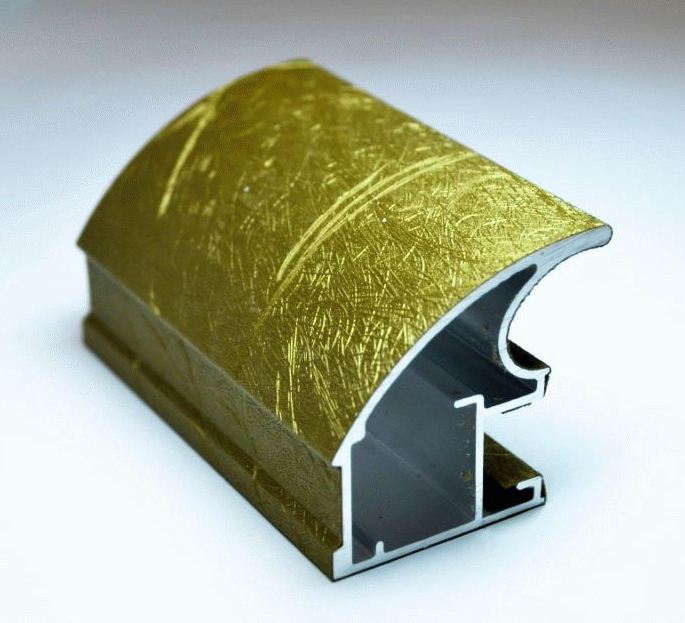 Алюминиевый профиль золото